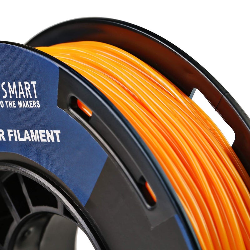 SainSmart سنسماارت بكرة صغيرة 1.75 مم خيوط TPU مرنة 3D 250 جرام، دقة أبعاد +/- 0.05 مم، شور 95A، مانجو - Image 3